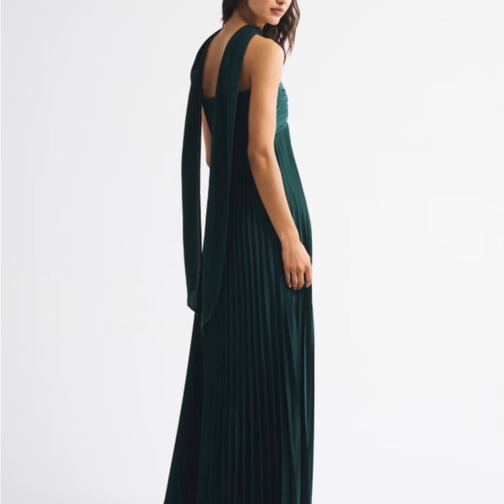 The A&F Giselle Strapless Scarf Babydoll Maxi Dress  XXS Petite - Picture 4 of 7